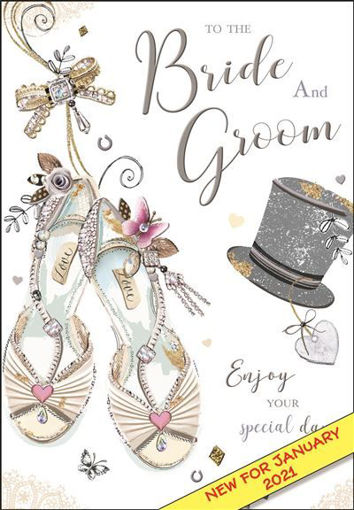 Picture of TO THE BRIDE & GROOM WEDDING CARD